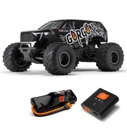 Arrma 1/10 GORGON 2wd MEGA 550 Brushed Monster Truck kit w/ Battery & Charger