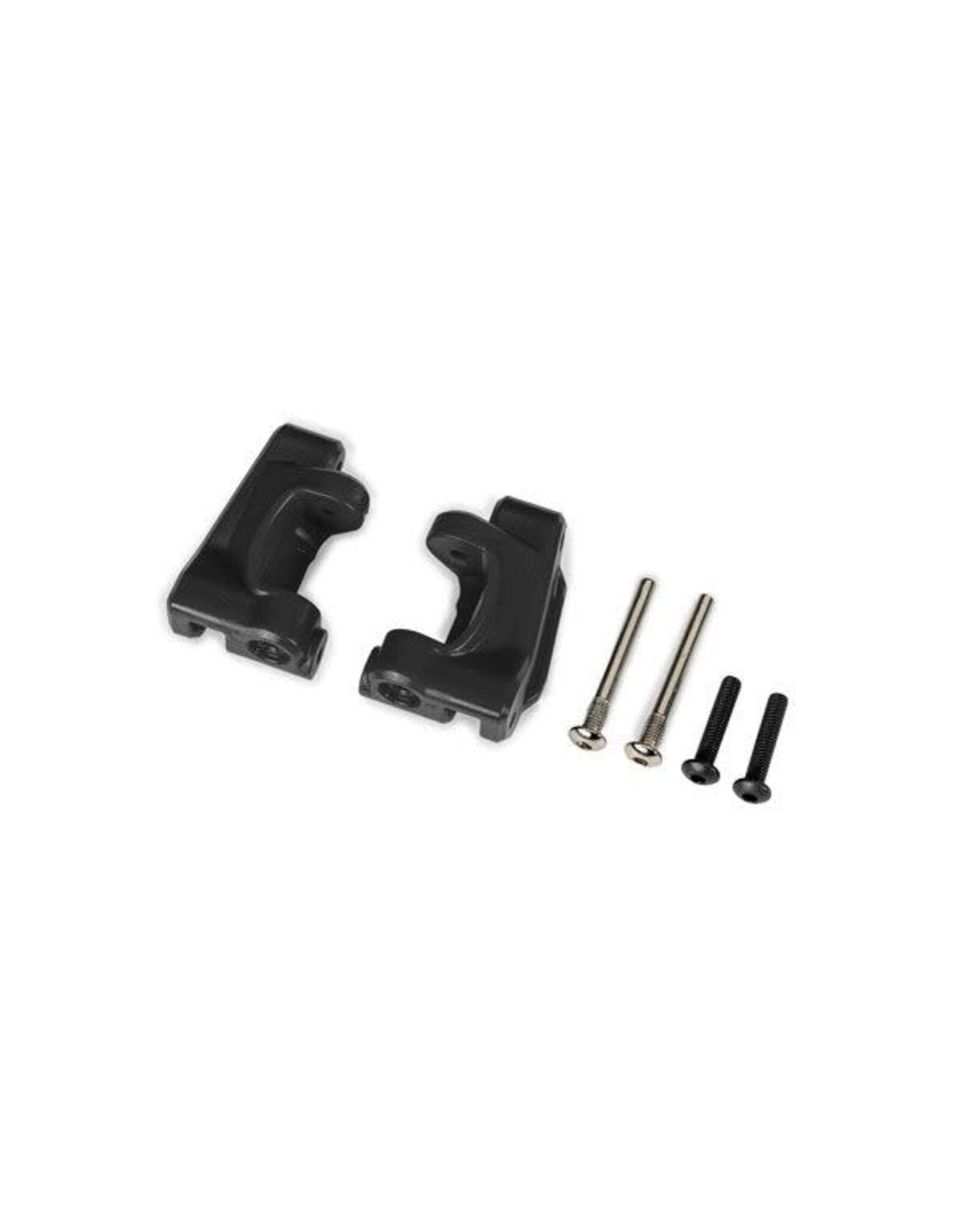 Traxxas Caster blocks, extreme heavy duty, black(2)