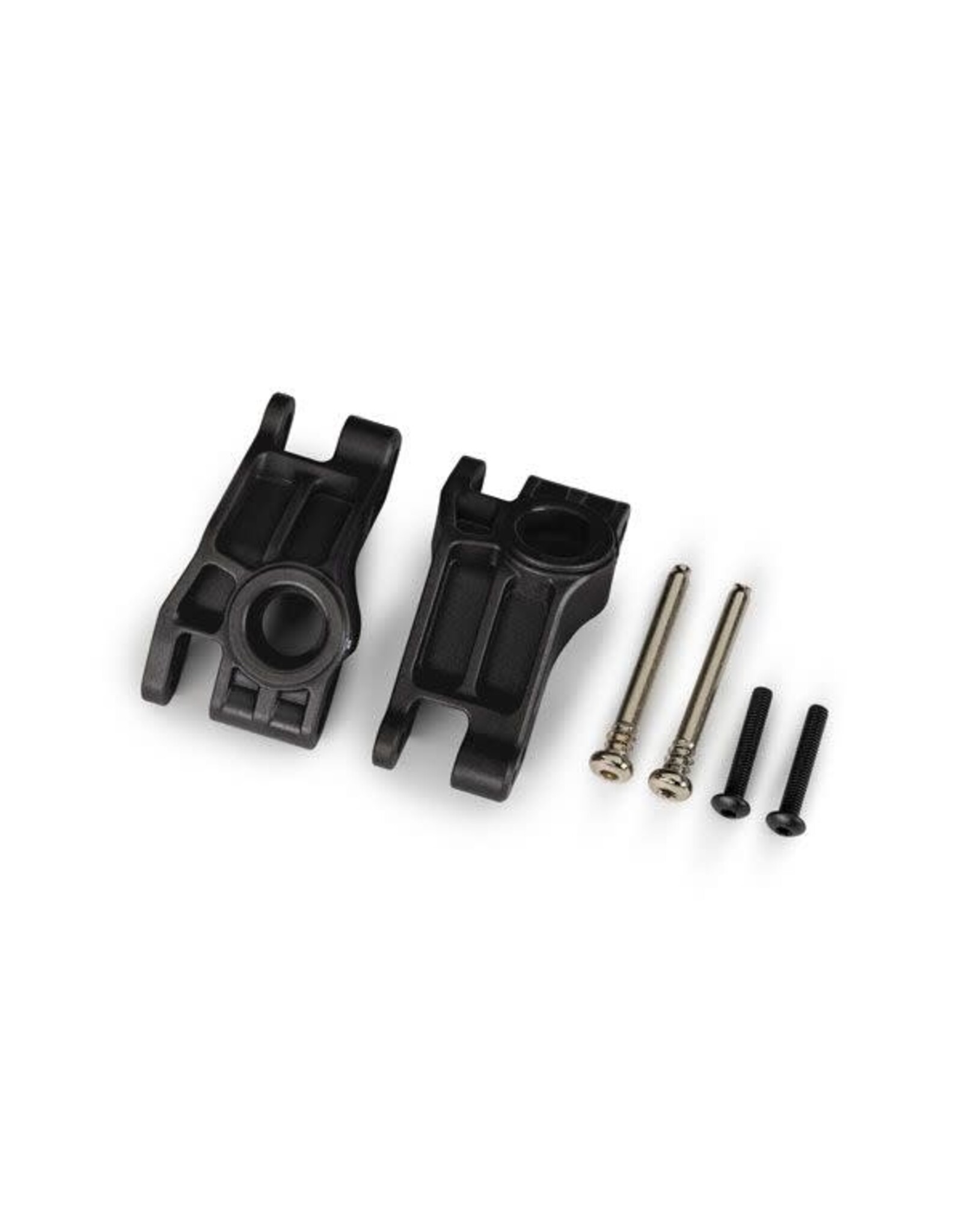 Traxxas Carriers, stub axle, rear, black (2)