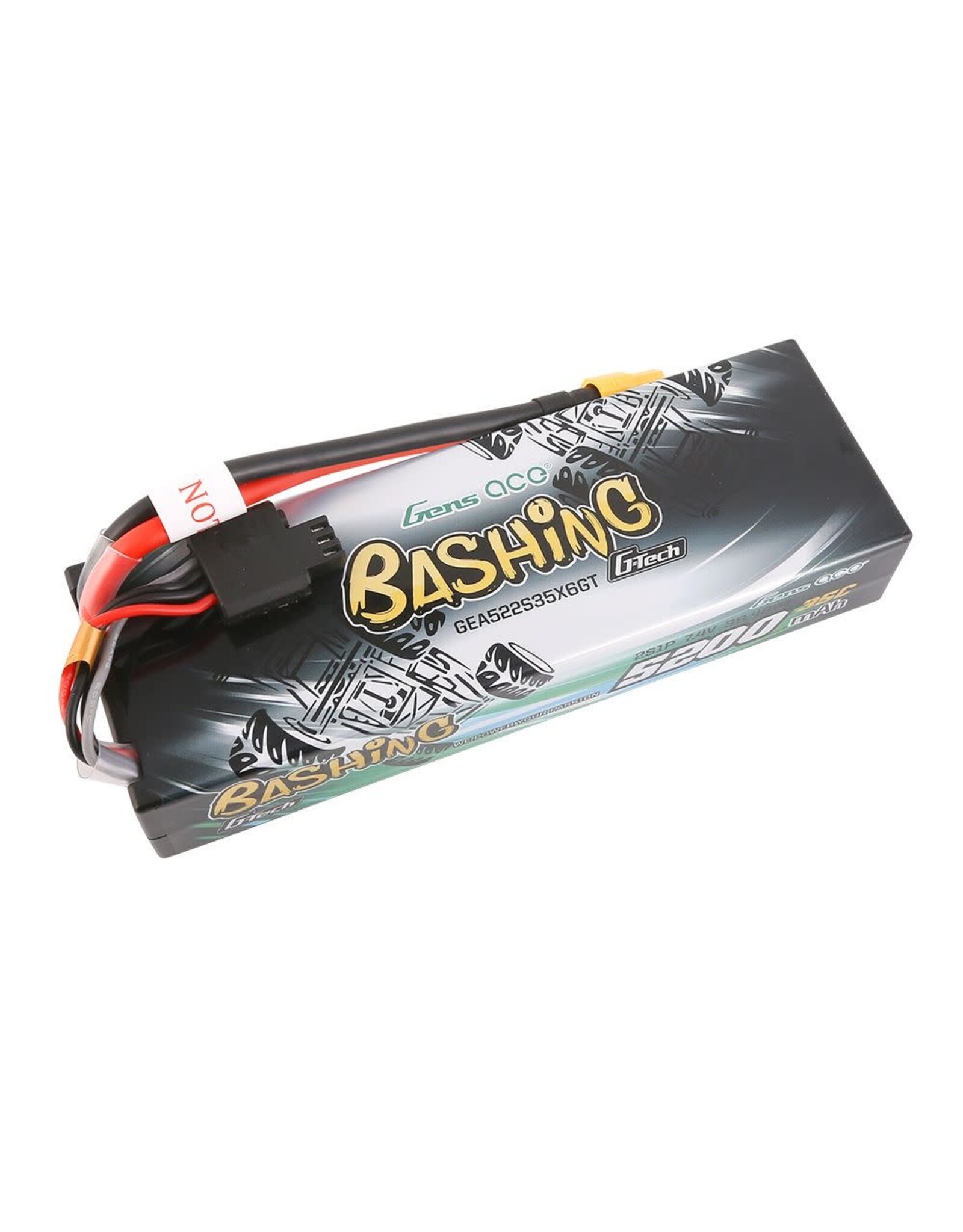 Gens Ace G-Tech Bashing 5200mAh 2S1P 7.4V 35C LiPo XT60 Plug