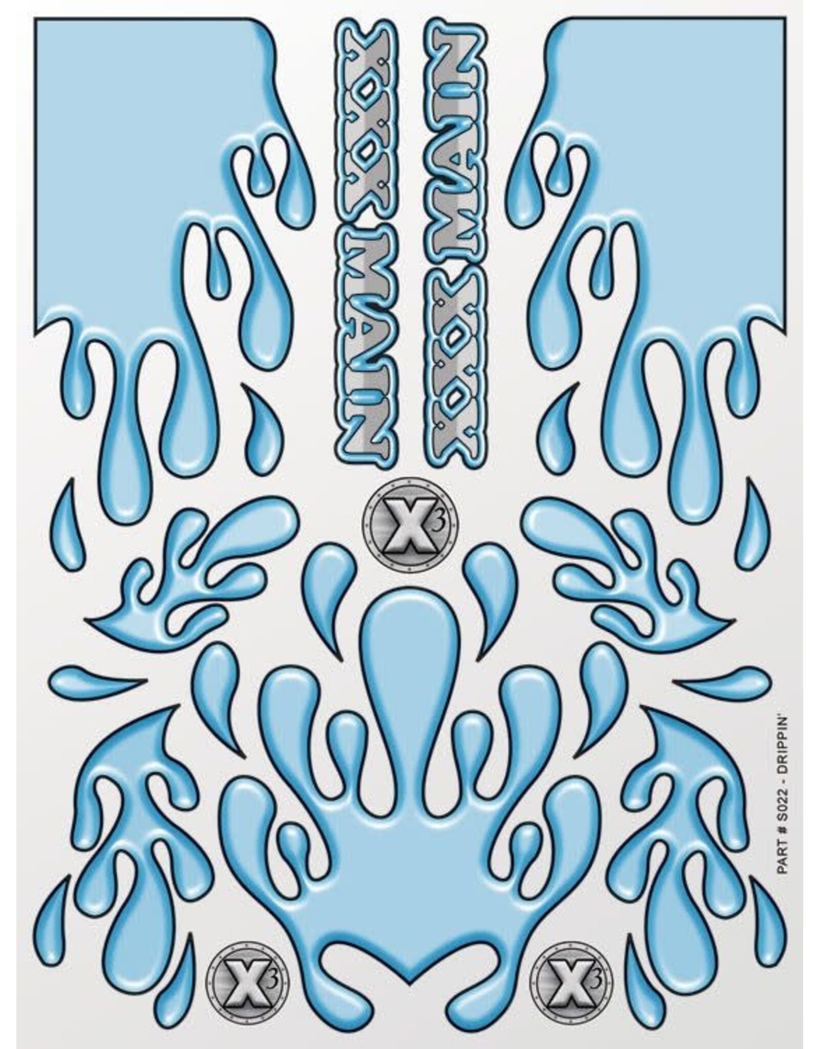 XXX main Drippin' Sticker Sheet
