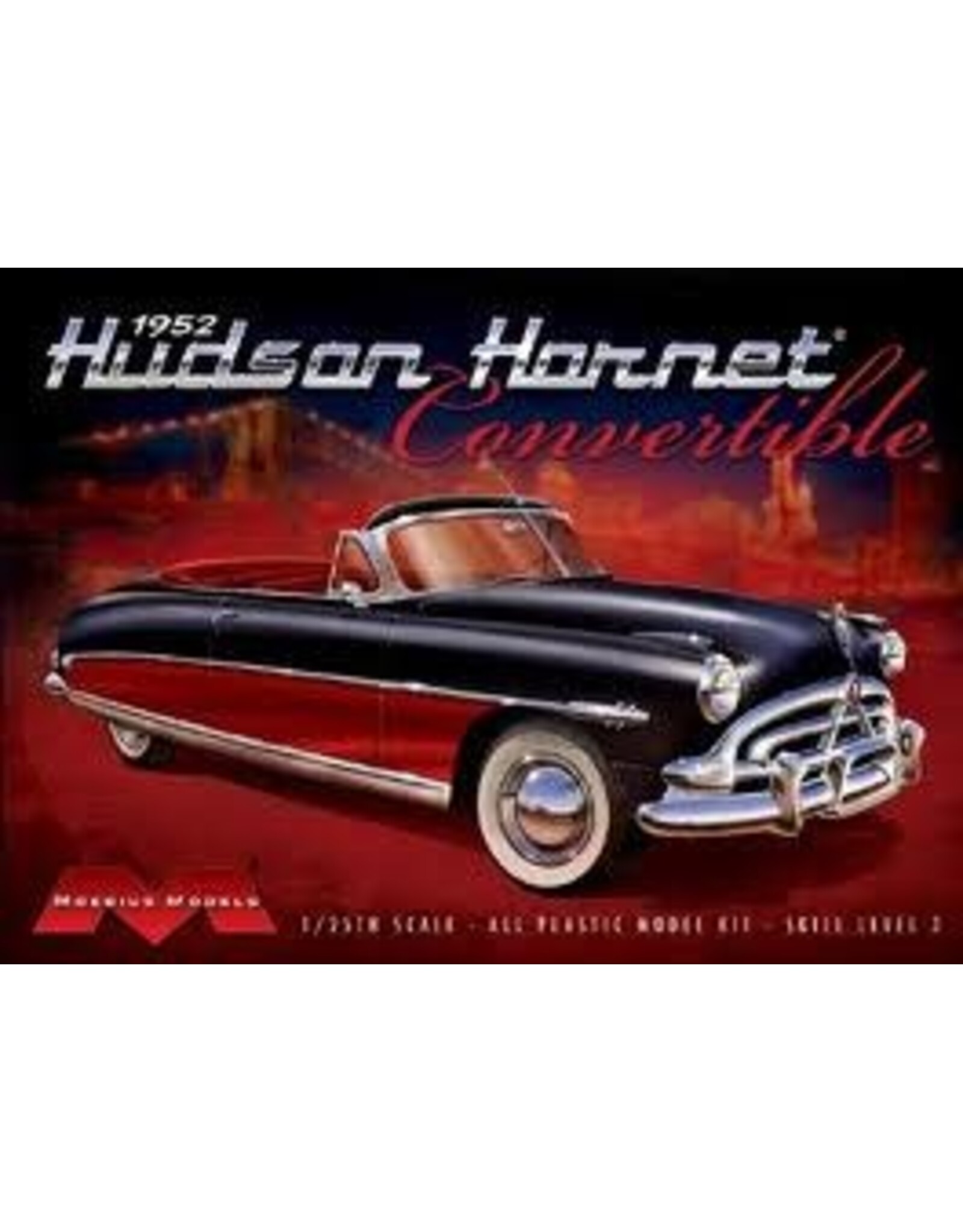 Moebius 1/25 1952 Hudson Hornet Convertible Model Kit