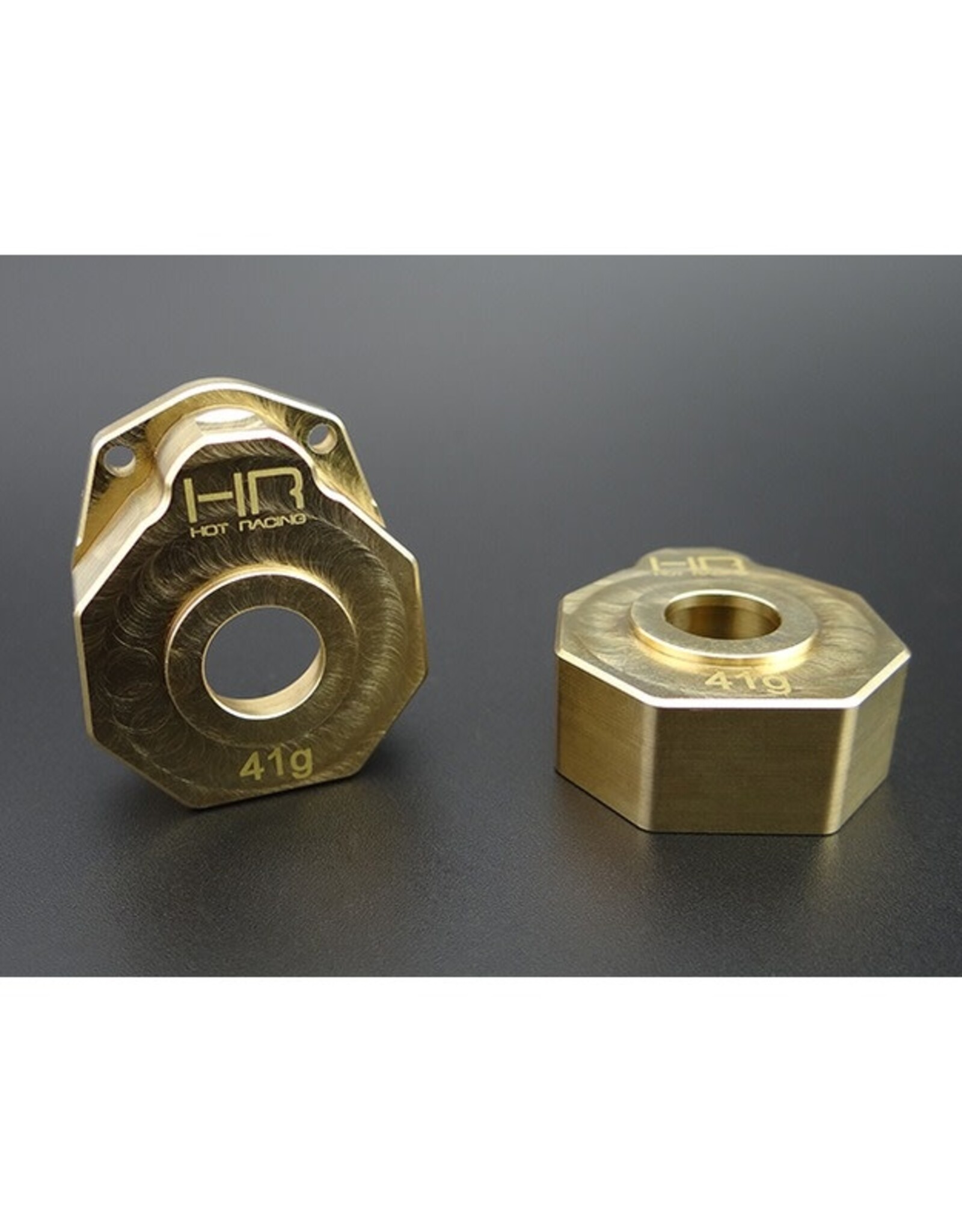 Hot Racing Brass Heavy Metal Knuckle Portal Cover TRX4