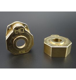 Hot Racing Brass Heavy Metal Knuckle Portal Cover TRX4