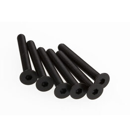 Traxxas Screws, 3x25mm Countersunk Machine (Hex Drive) (6)
