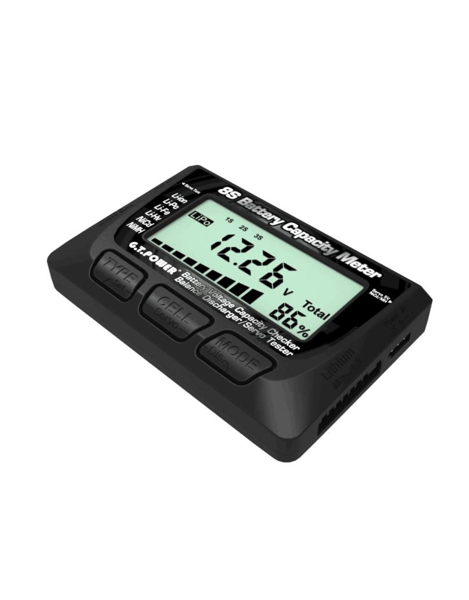 Racers Edge 1-8S Battery Capacity Meter & Servo Tester