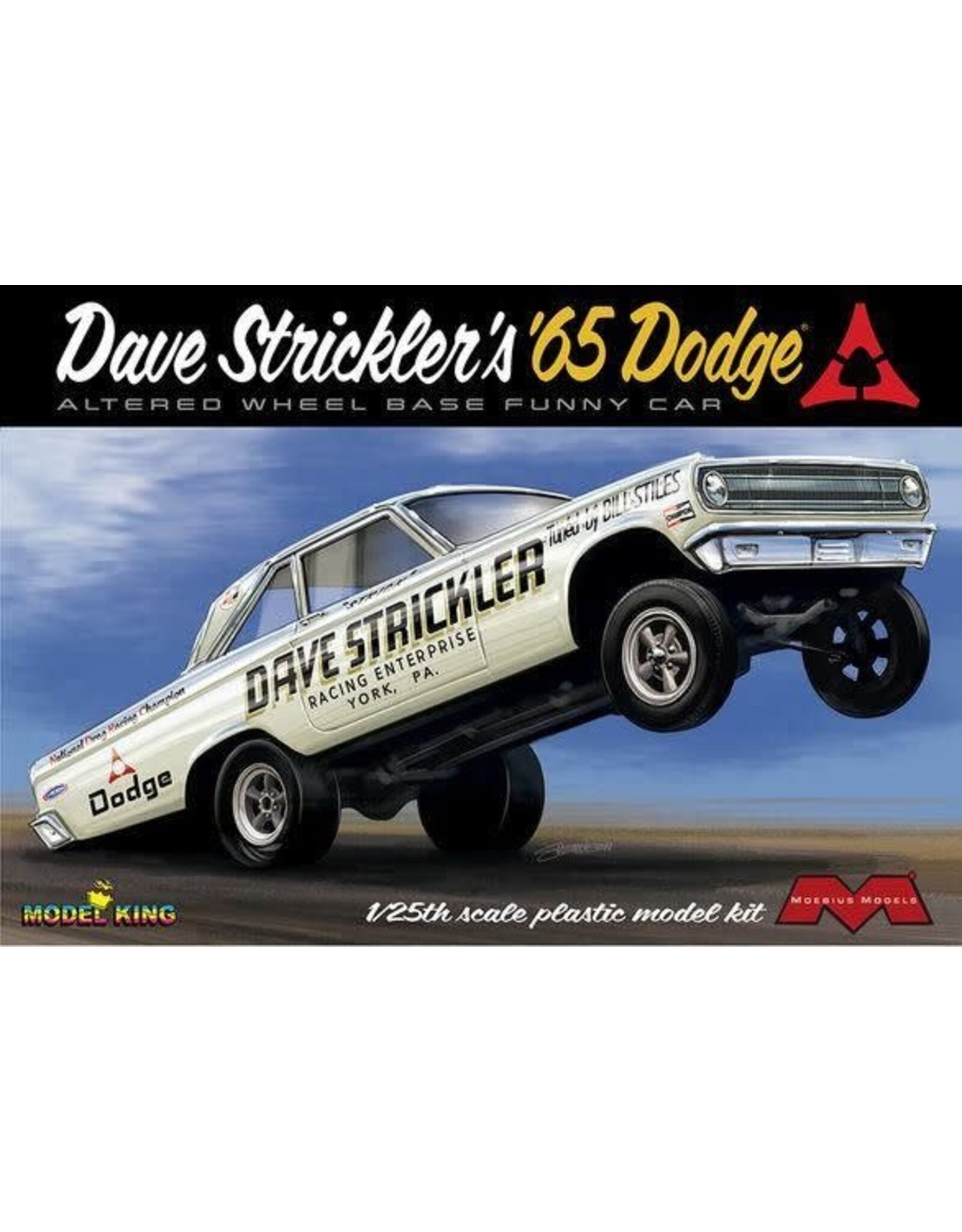 Moebius 1/25 1965 Dodge AWB Model King Strickler