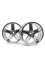 HPI Racing LP32 Wheel, MF Type, 6mm Offset, Chrome, (2pcs)