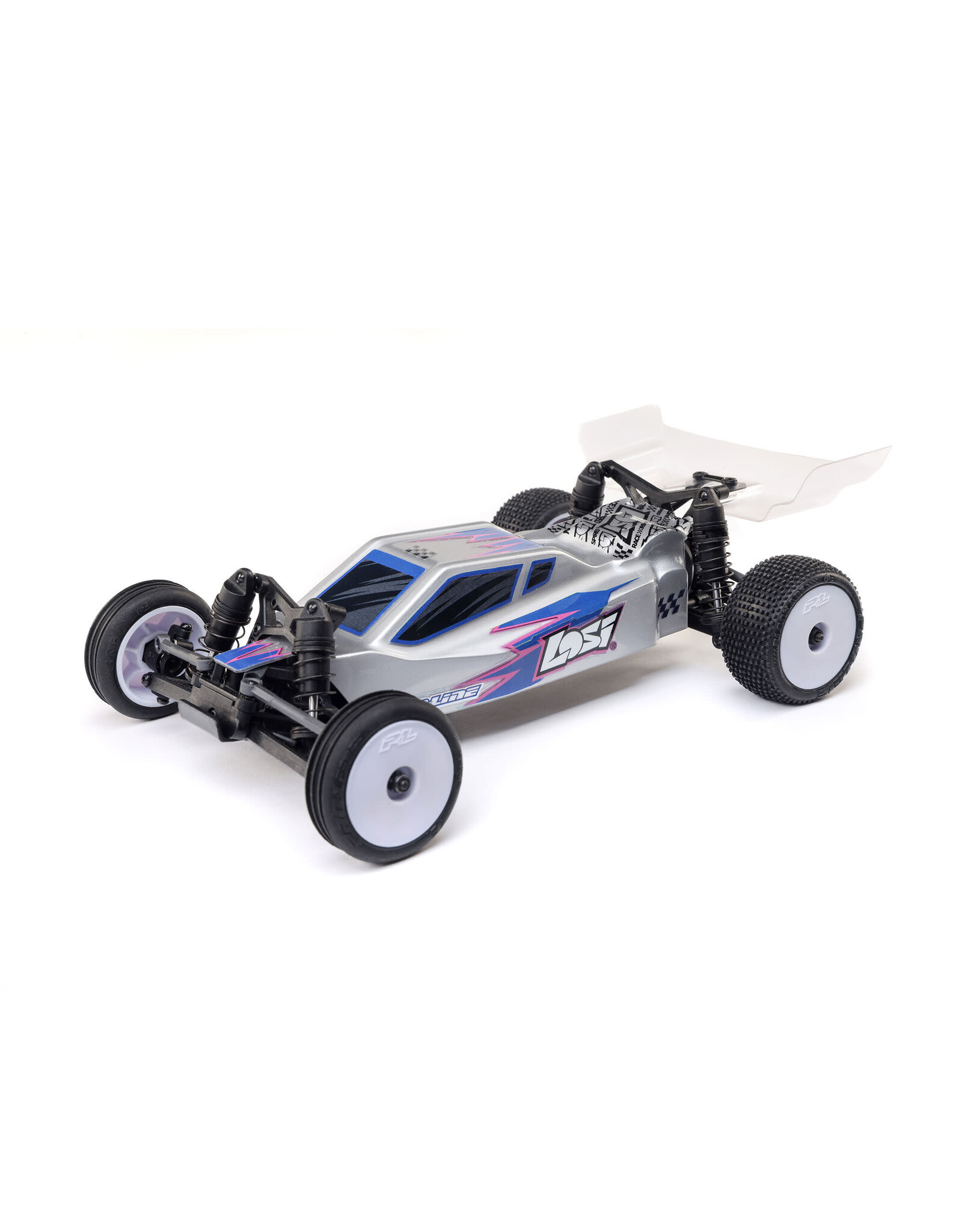 Losi Micro-B 2WD Buggy, Silver RTR