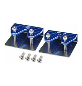 Hot Racing Aluminum Double Trim Tab Adjusters (2) - Spartan SR