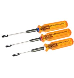 MIP Hex Driver Wrench Set Gen 2, Metric (3), 1.5mm, 2.0mm, & 2.5mm