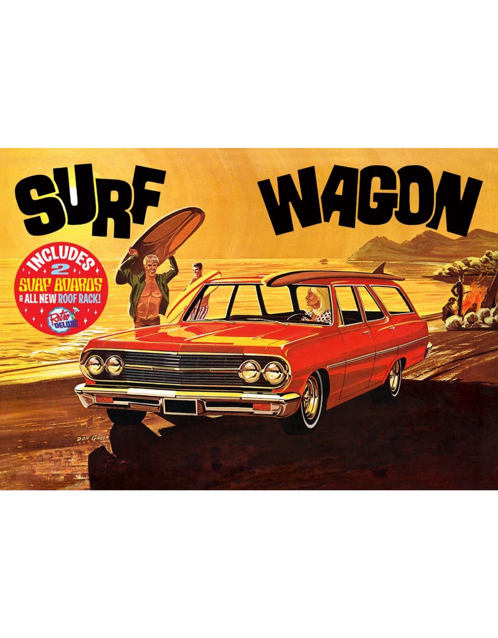 AMT 1/25 1965 Chevelle "Surf Wagon" Model Kit (Level 2)