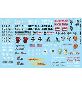 Gofer Racing Stuff Sheet Decals #3 item number 1/24