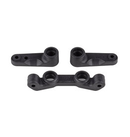 Team Associated RC10B7 FT Steering Bellcrank and Rack Set, Carbon