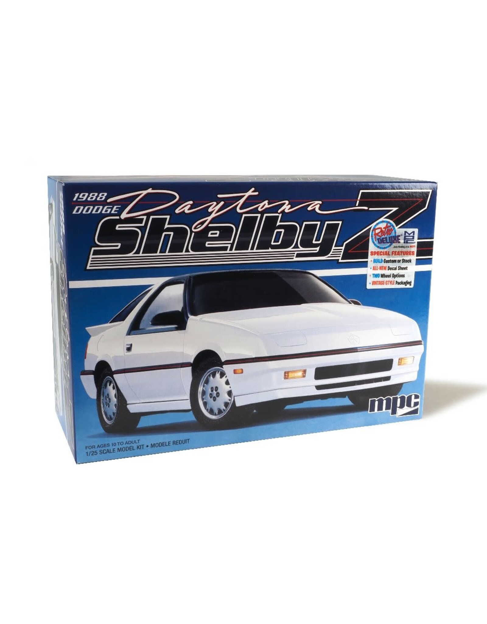 MPC 1/25 1988 Dodge Shelby Daytona Model Kit (Level 2)