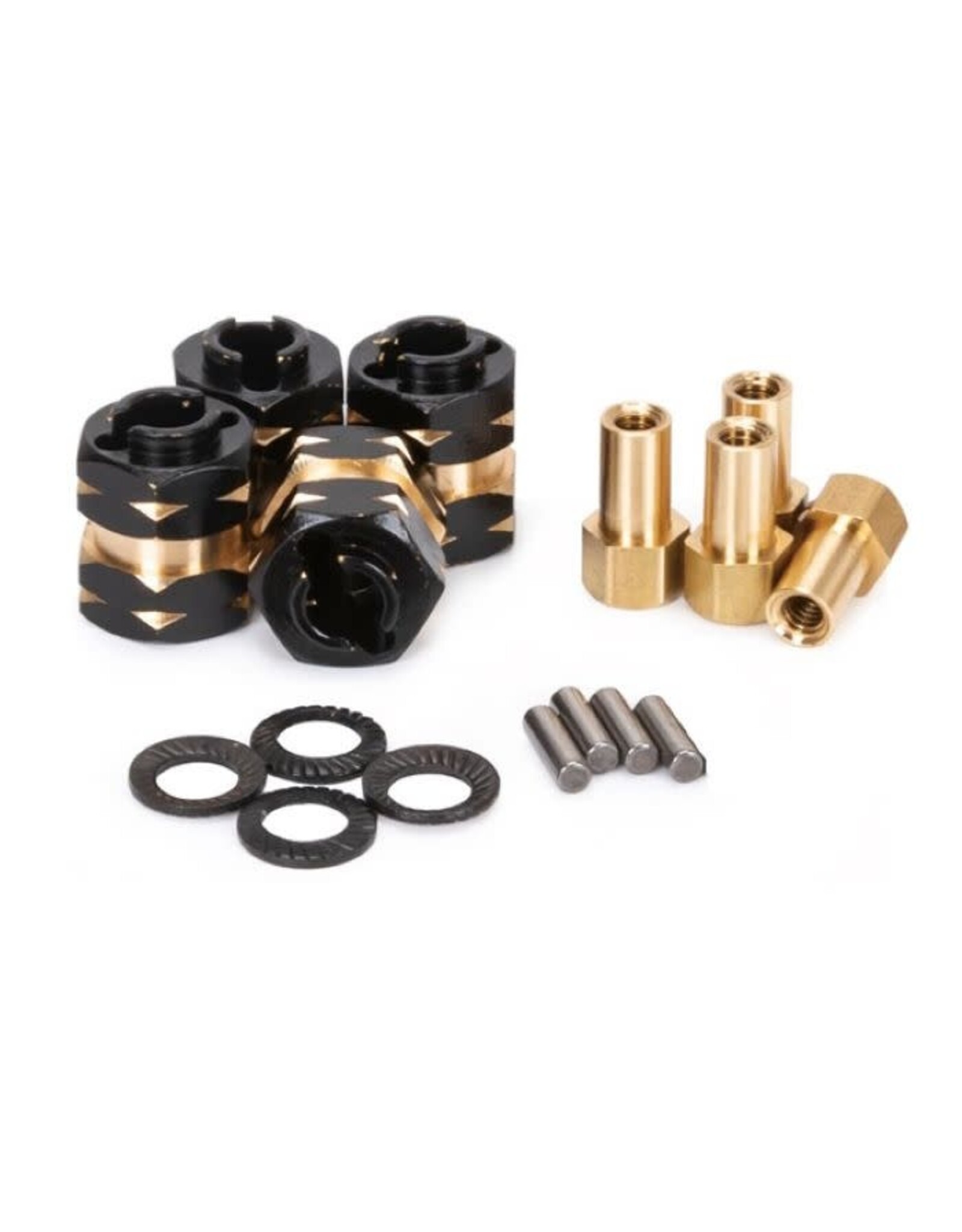 Power Hobby Extended Hex Hubs Wheel Spacers, +5mm, Axial SCX24
