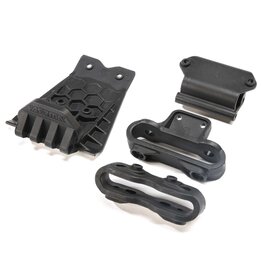 Arrma Lower Skid And Bumper Mount Set (Black)
