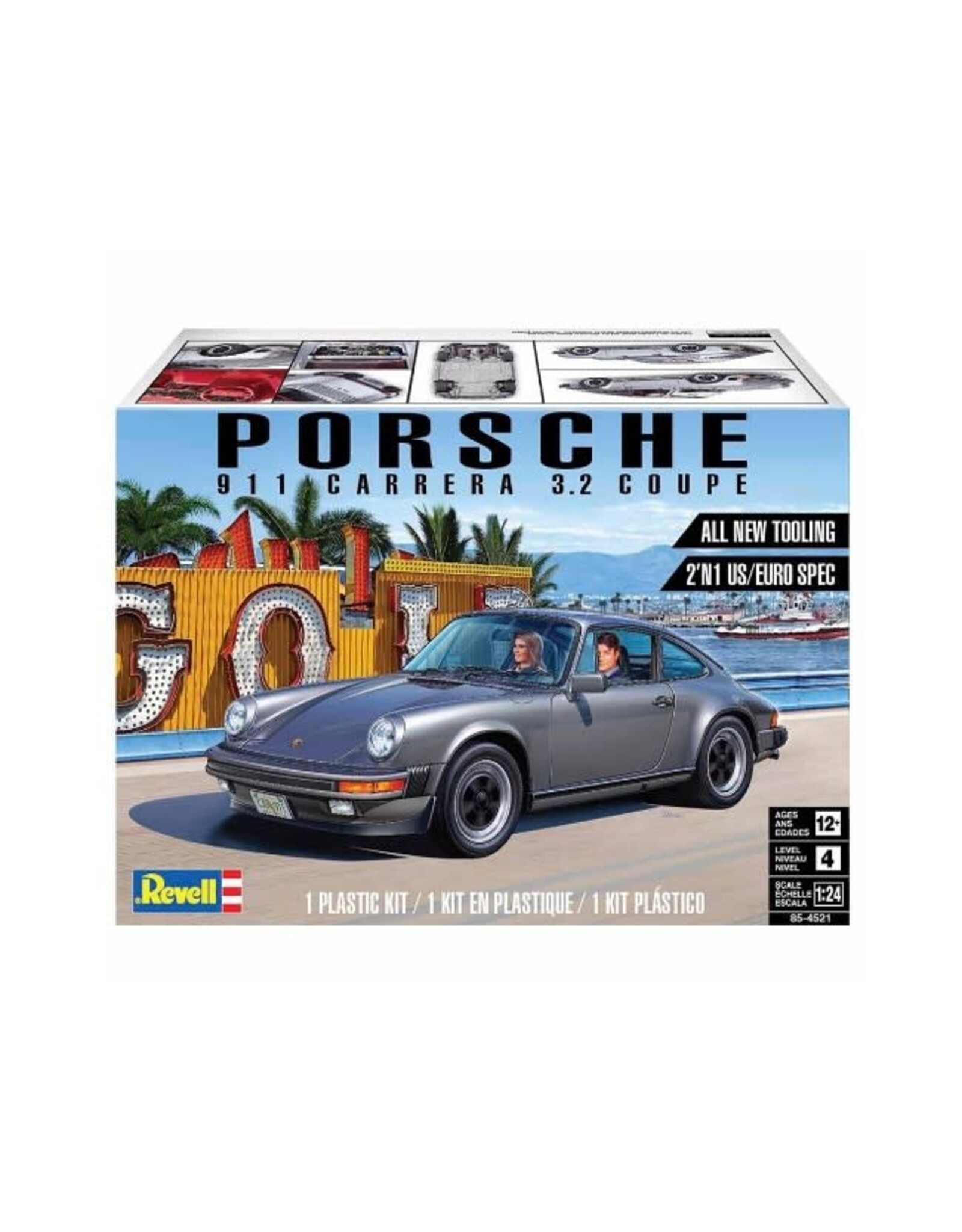 Revell Monogram 1/24 Porsche 911 Carrera 3.2 Coupe