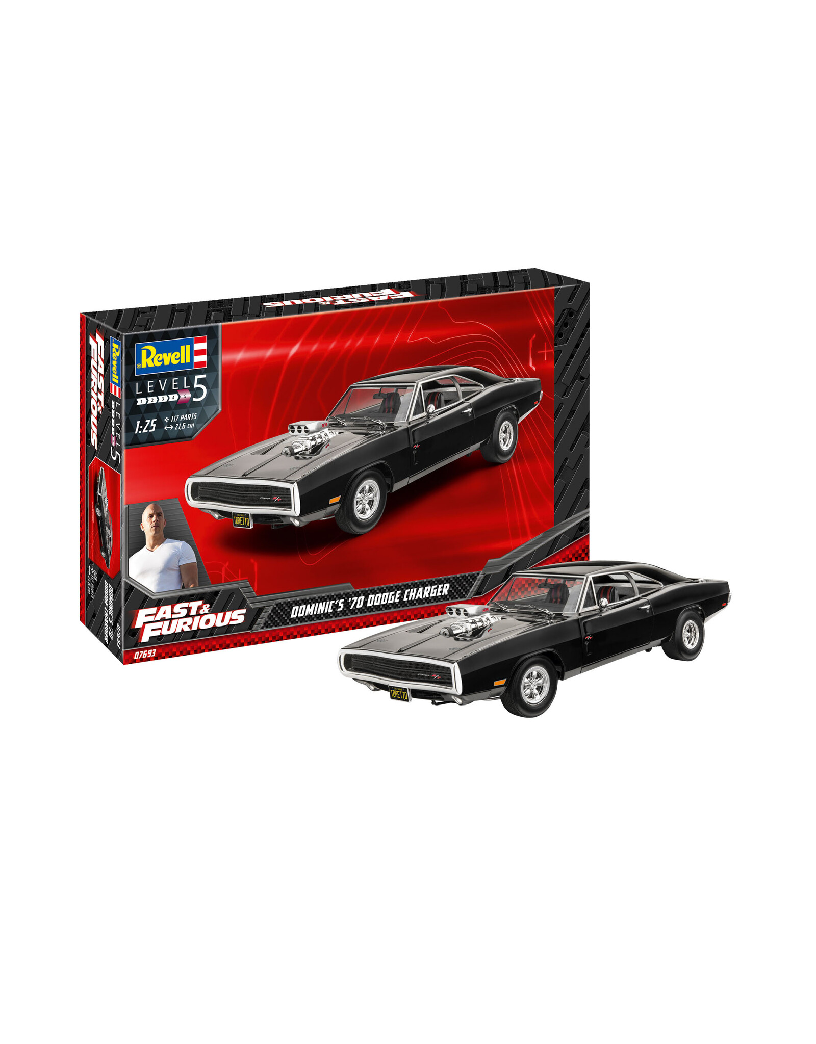 Revell 1/25 Fast & Furious Dom's 1970 Dodge Charger