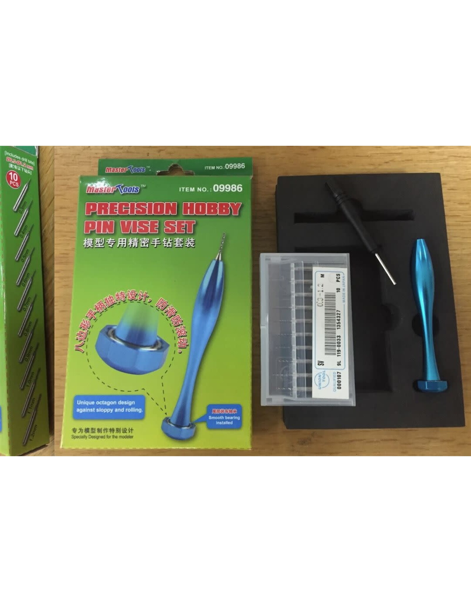Master Tools Precision Hobby Pin Vise Set (0.3-1.2mm)