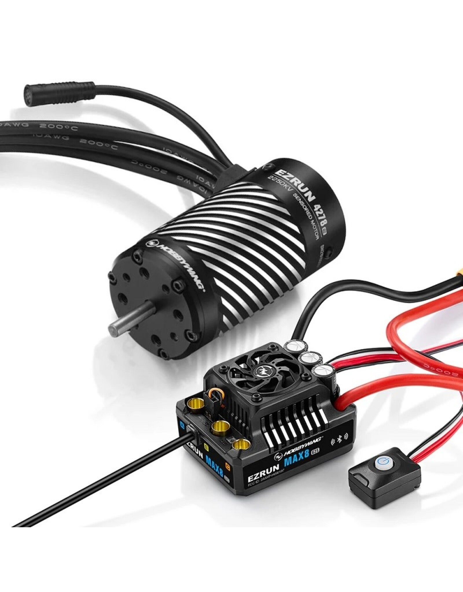 Hobbywing MAX8 GS2 ESC + 4278SD 2250KV G2R Motor (3-8S) Combo