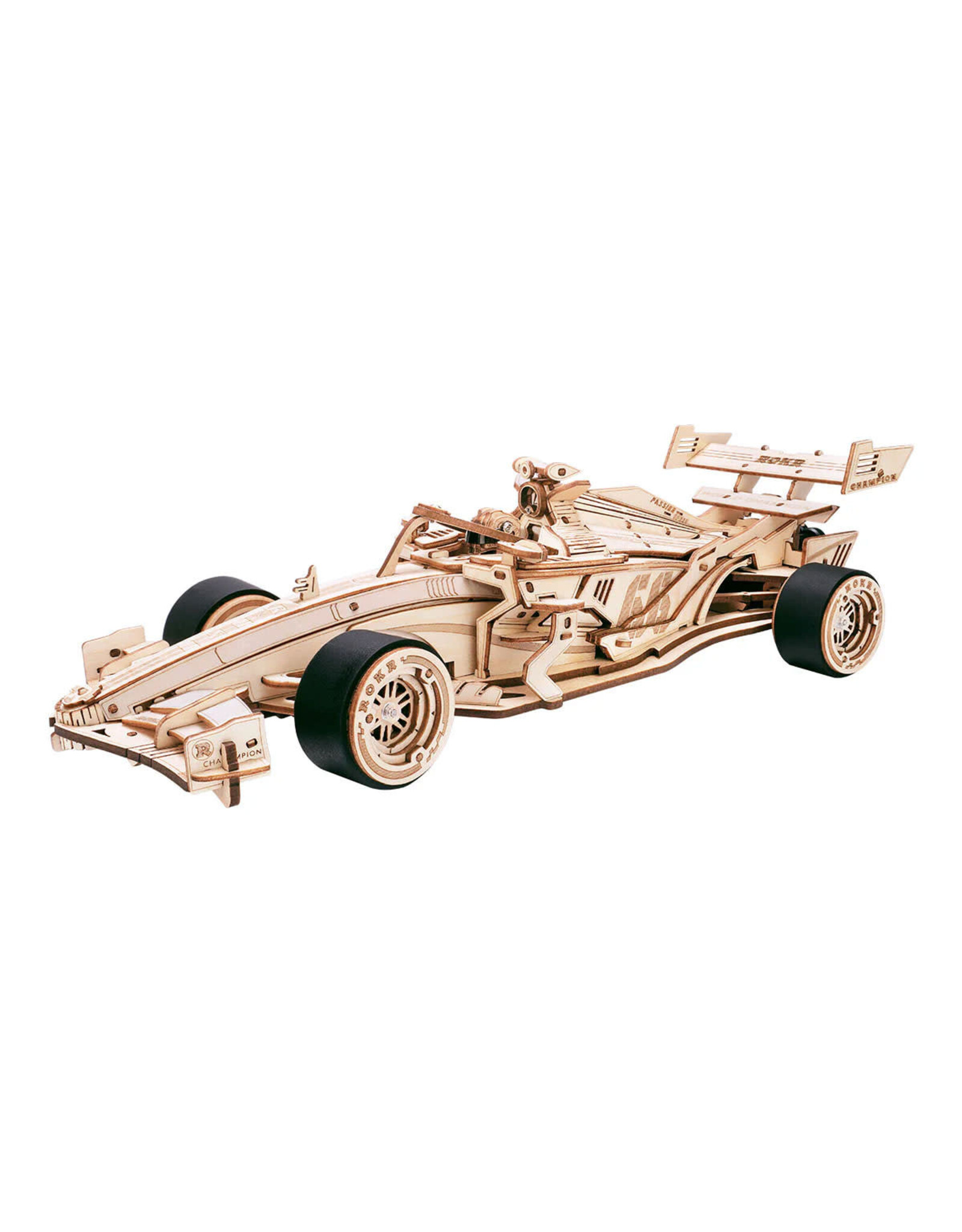 Robotime F1 Racing Car, Mechanical Wood Models