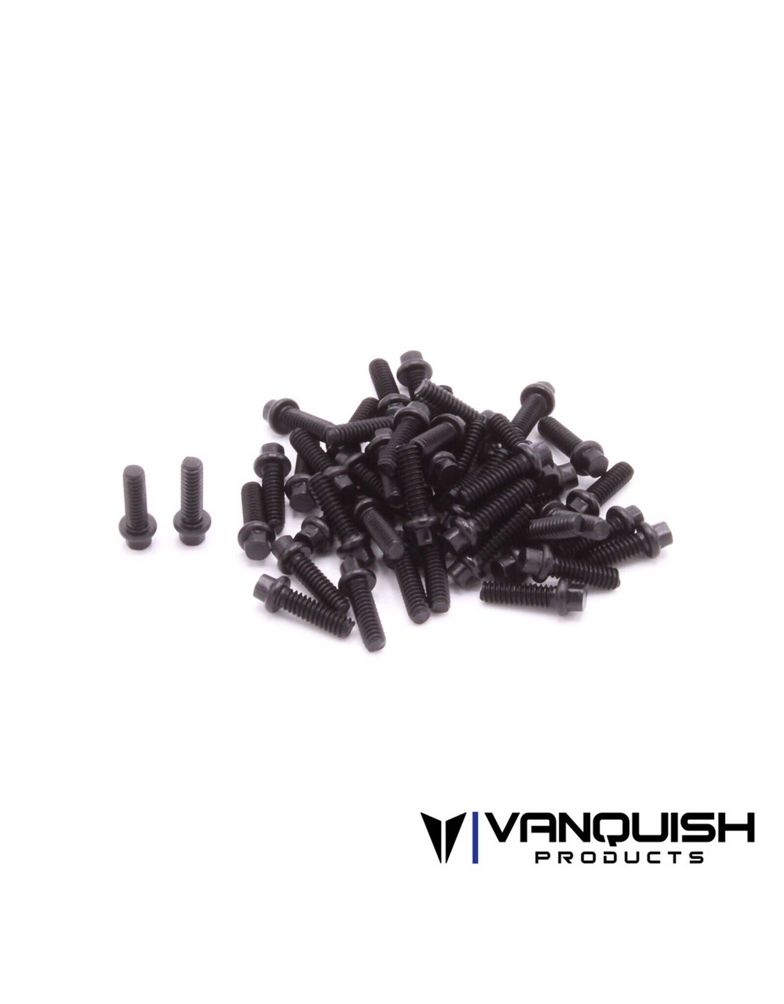 Vanquish Hex Scale Black Wheel Screw Kit