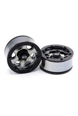 Vanquish Incision 1.9 KMC KM233 Hex Black Chrome Plastic