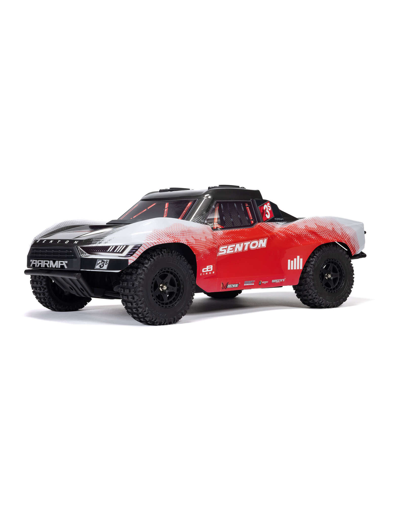 Arrma 1/10 SENTON 223S DSC 4X4 RTR Brushless Short Course, Red