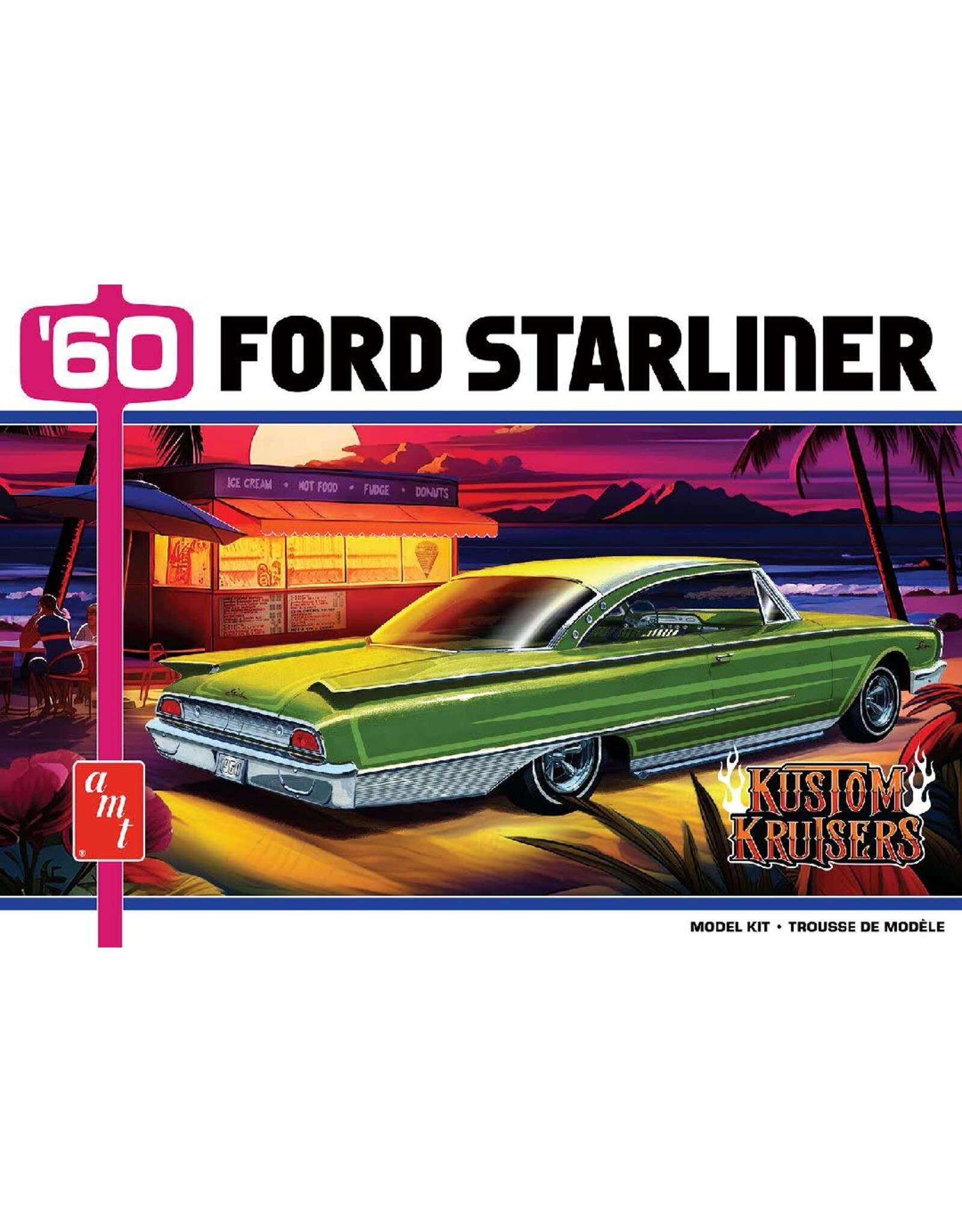 AMT 1960 Ford Starliner Custom 1/25 Model Kit (Level 2)