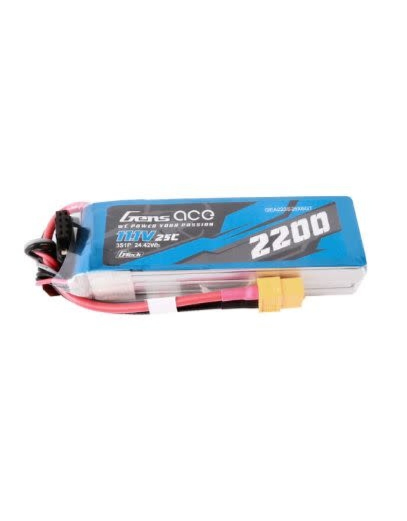 Gens Ace G-Tech 2200mAh 3S 11.1V 25C LiPo XT60 Plug