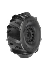 proline 1/7 Dumont Sand/Snow F/R Tires MTD 17mm Black Raid (2): Mojave/UDR