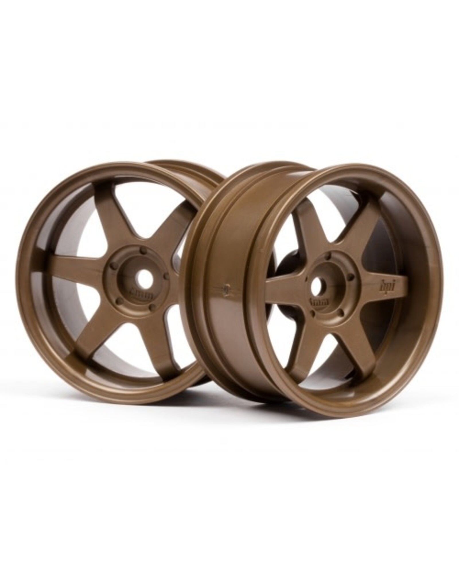 HPI Racing TE37 Wheel, 26mm, Bronze, 6mm Offset, Fits 26mm Tire