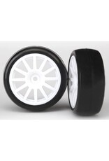 Traxxas LaTrax Pre Mounted Slick Tires & 12 Spoke Wheels (2)
