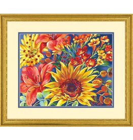 Dimensions Sunflower on Blue 14x11