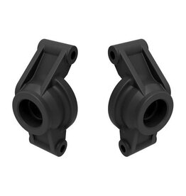 Traxxas Carriers, stub axle (black) (rear) (left & right)
