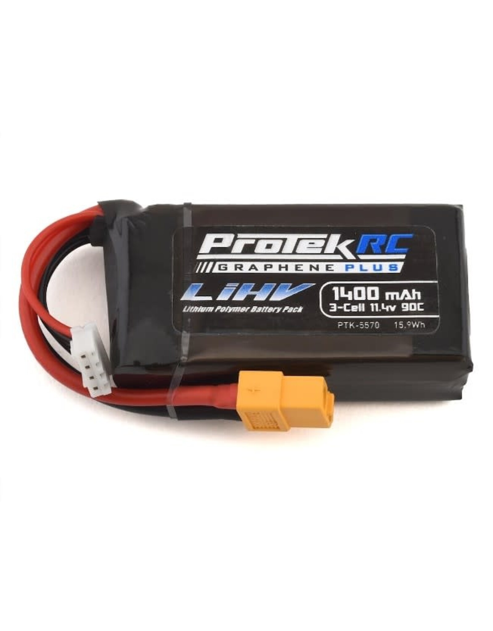 Protek RC 3S 11.1V 1400mAh 90C Si-Graphene HV LiPo Battery w/XT60