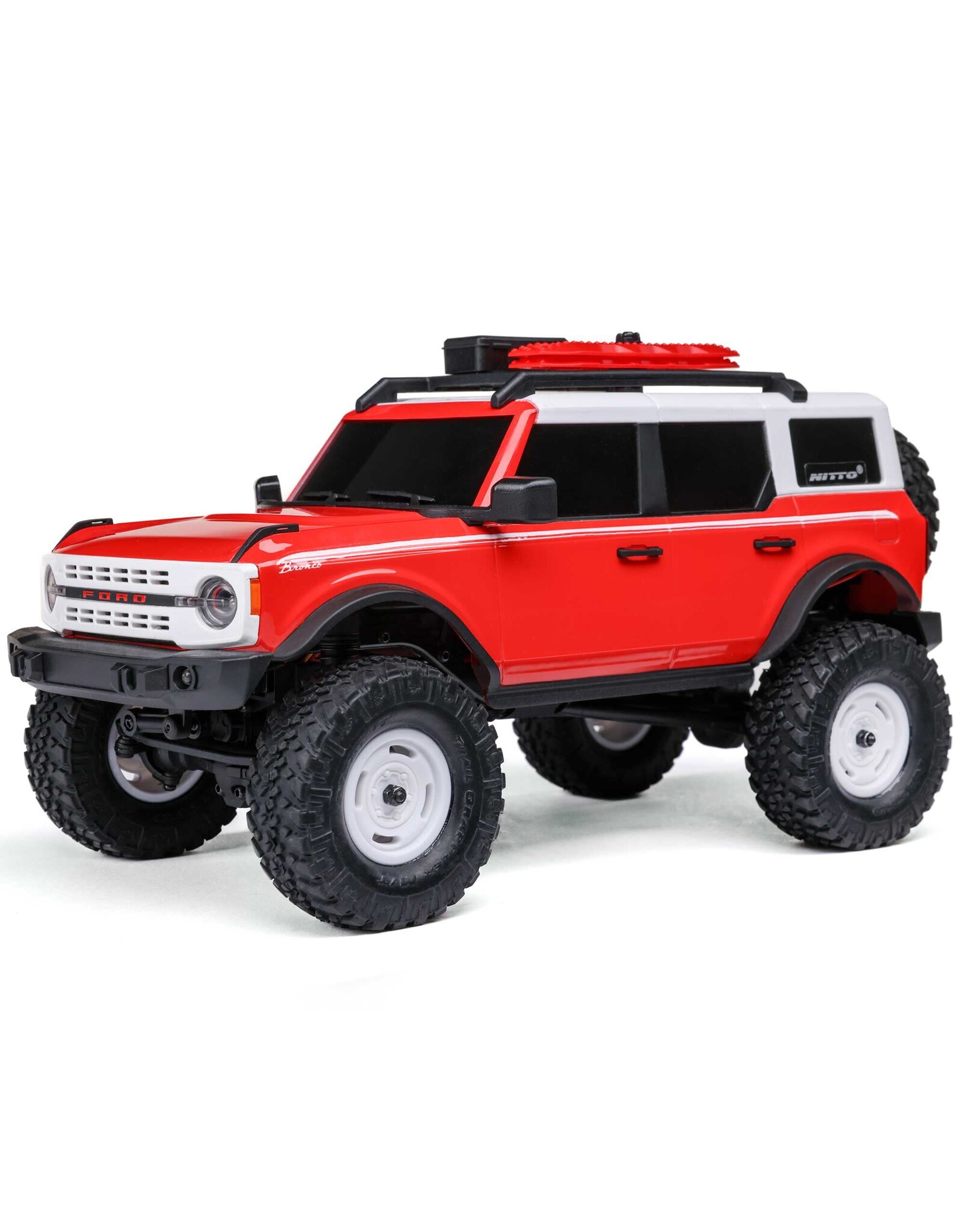 Axial 1/24 SCX24 Ford Bronco 4X4 RTR Brushed Crawler (Bat./Cha. Inc.), Red