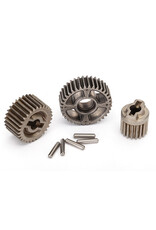 Traxxas Gear set, transmission, metal (includes 18T, 30T input g