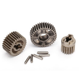 Traxxas Gear set, transmission, metal (includes 18T, 30T input g