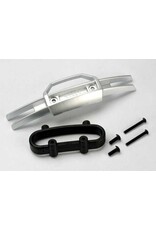 Traxxas Bumper, front/ bumper mount, front/ 4x10mm BCS (2)/ 3x25