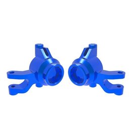 Traxxas Steering blocks, 6061-T6 aluminum (blue)(left & right)