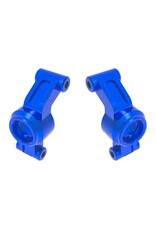 Traxxas Carriers, stub axle, aluminum (blue) (left & right)