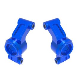 Traxxas Carriers, stub axle, aluminum (blue) (left & right)