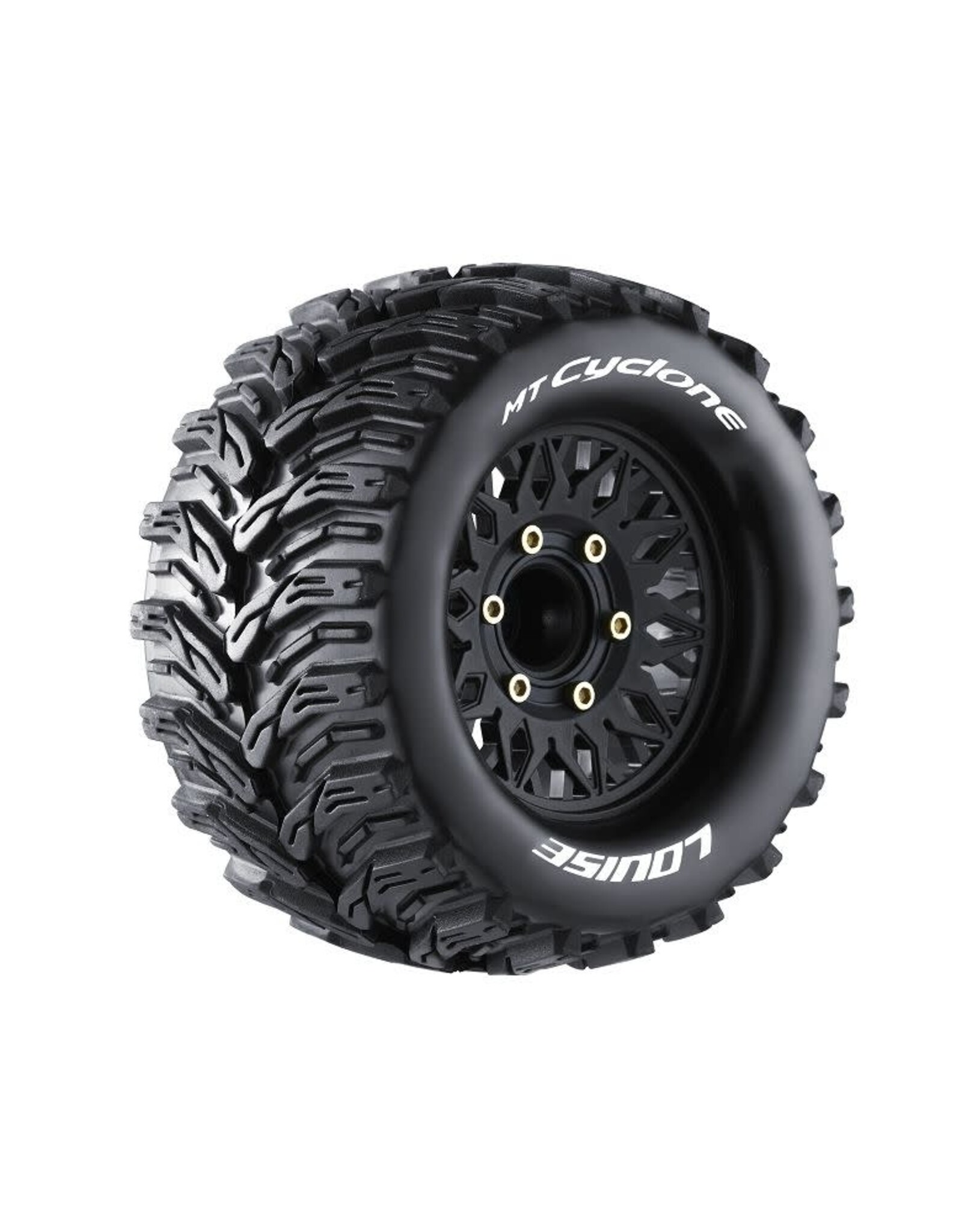 Louise R/C MT-Cyclone 2.8" Removable 12-17mm Hex Black 4.7" OD(2)