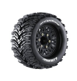 Louise R/C MT-Cyclone 2.8" Removable 12-17mm Hex Black 4.7" OD(2)