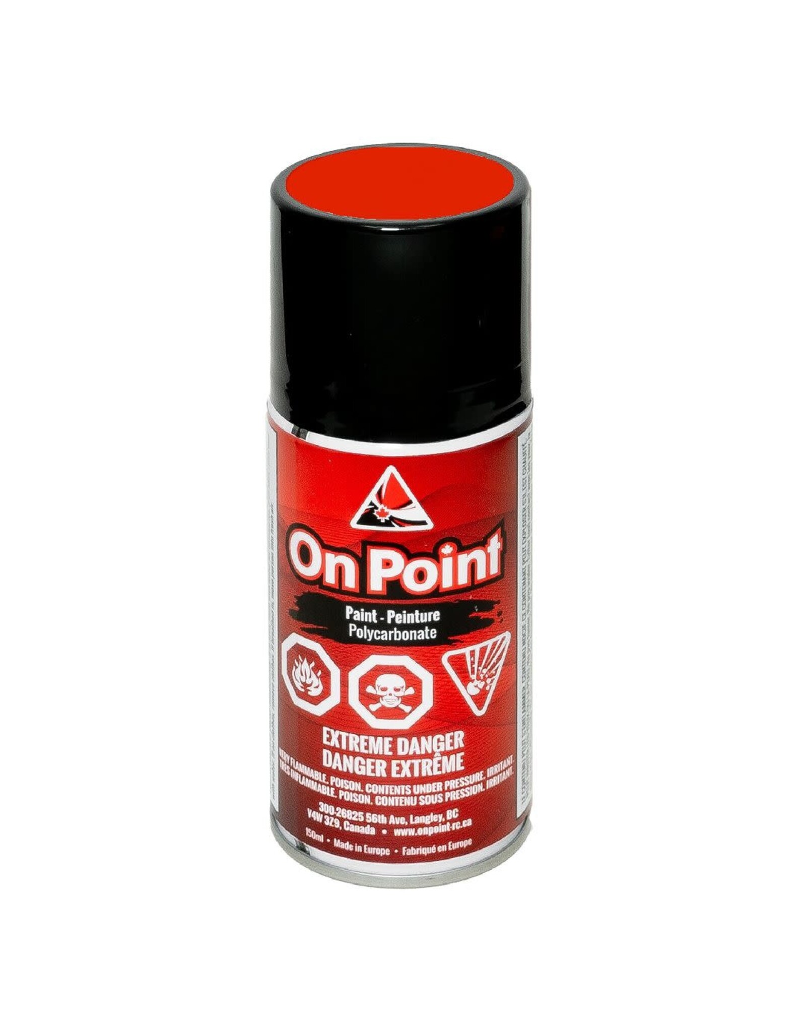 On Point 150ml RC Spray Paint - Fluorescent Red