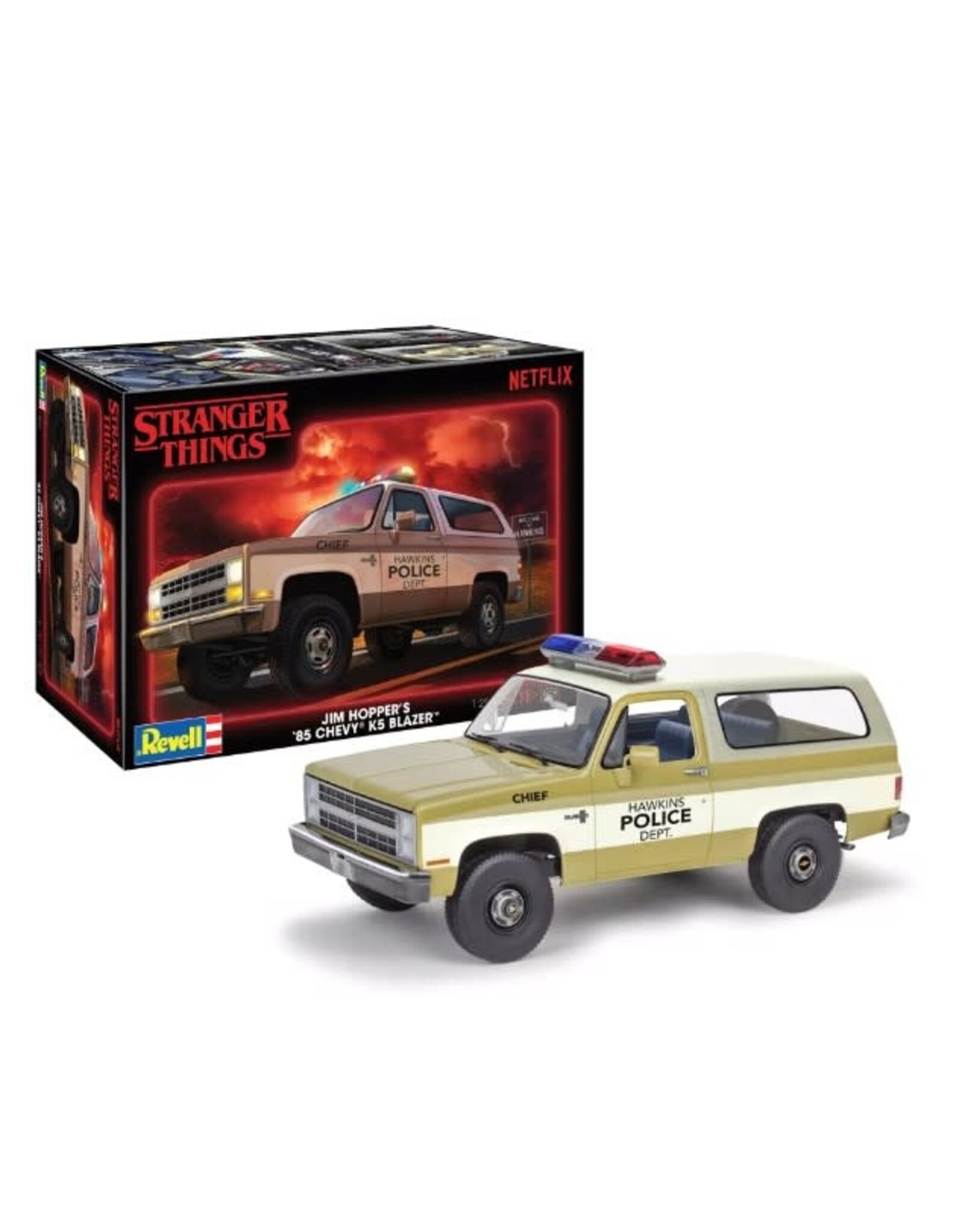 Revell Monogram 1/25 Jim Hopper's '85 K5 Chevy Blazer Stranger Things