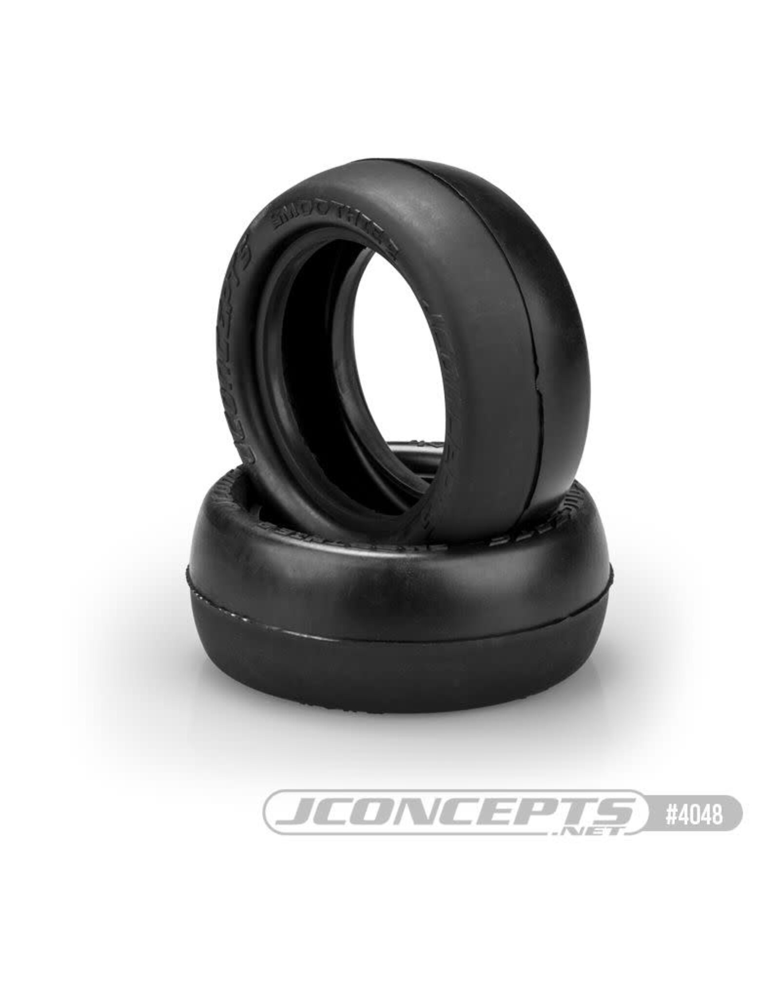 JConcepts 2.2" Smoothie 2 -4WD Front Thick Sidewall-Silver (2)