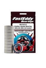 FastEddy Bearings 8x12x3.5 Rubber Sealed Bearing MR128-2RS (1)